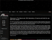 Tablet Screenshot of macrolab-online.com